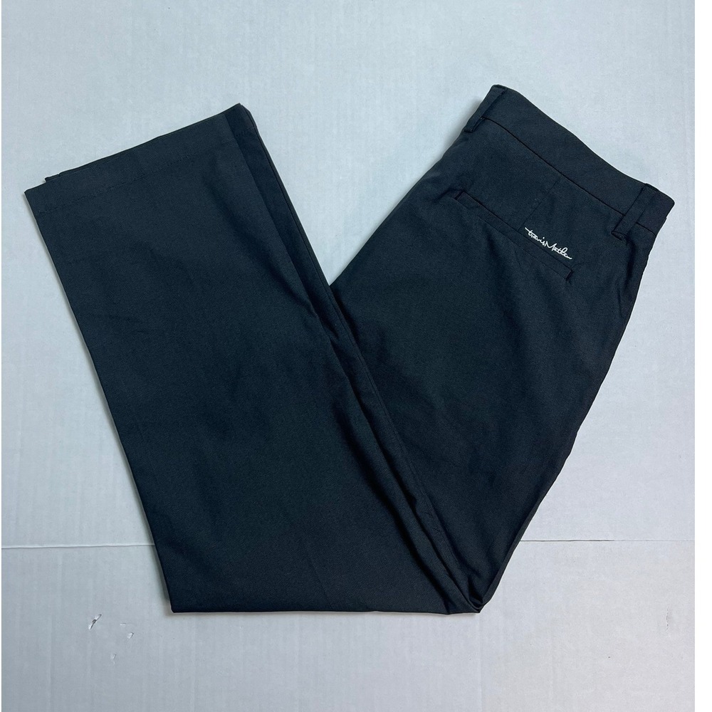 Travis Mathew Mens Pants Black Gray Stretch Performance Golf Casual Size 36